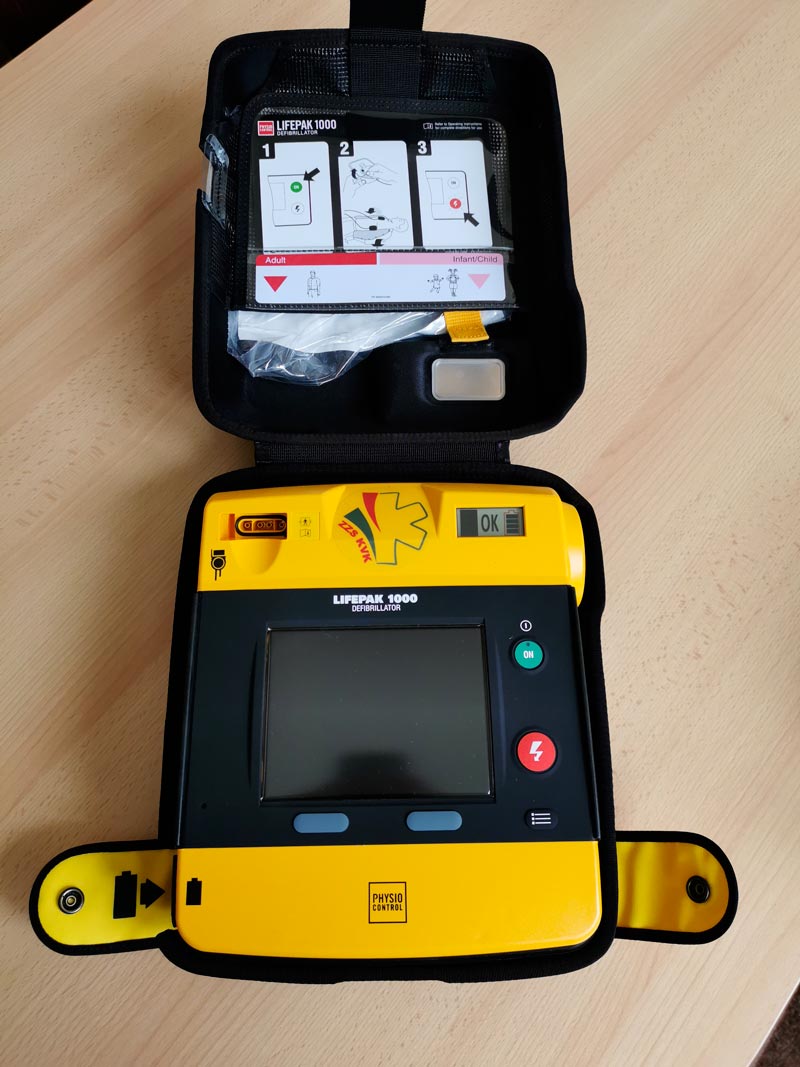 Výbava Městské policie AED